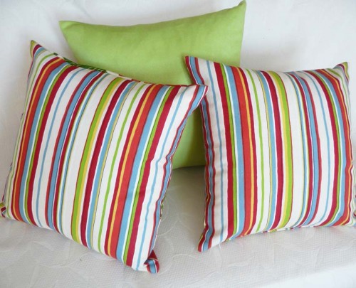 Striped Decorative Throw Pillows